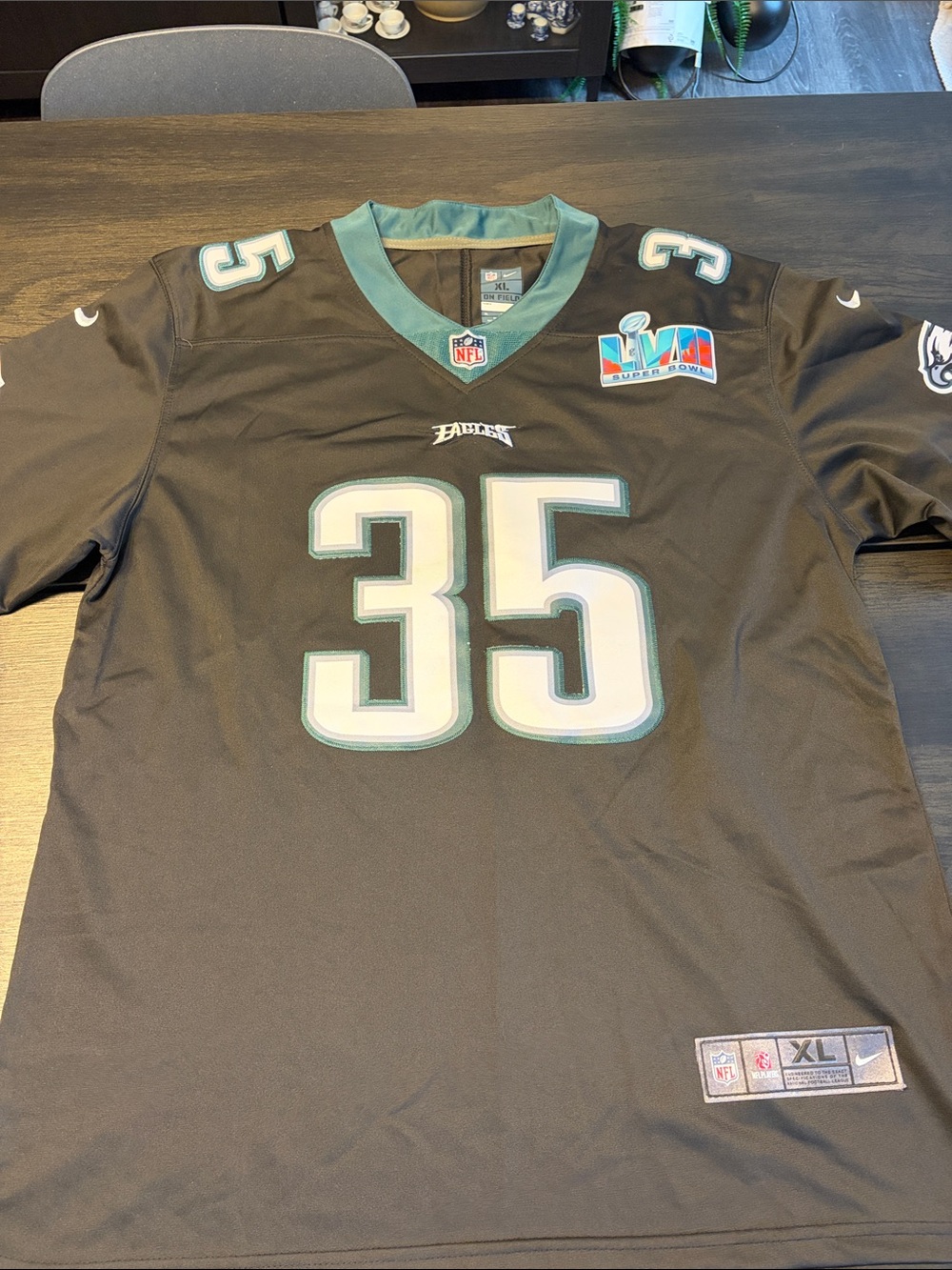 Nike Black Philadelphia Eagles #35 Boston Scott Jersey